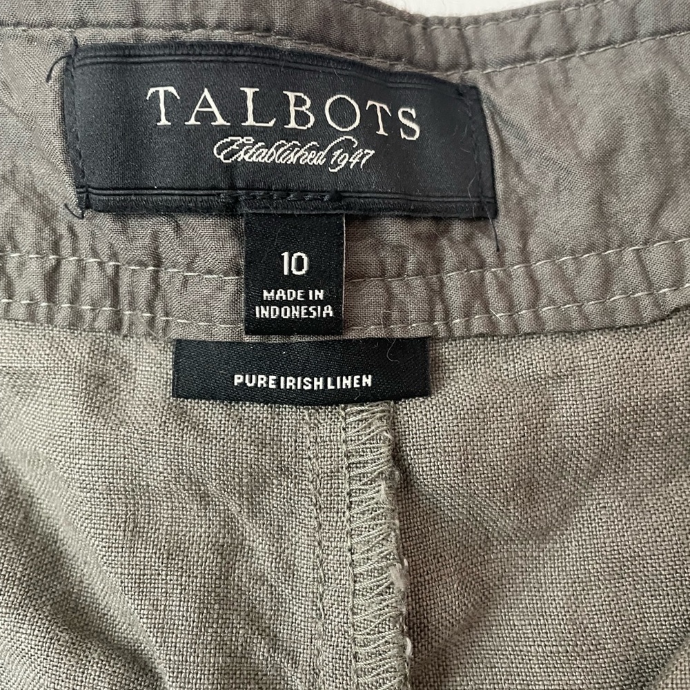 Talbots size 10 Irish linen skirt